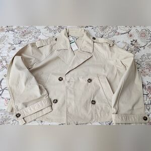 Calvin Klein Cropped Trench Coat